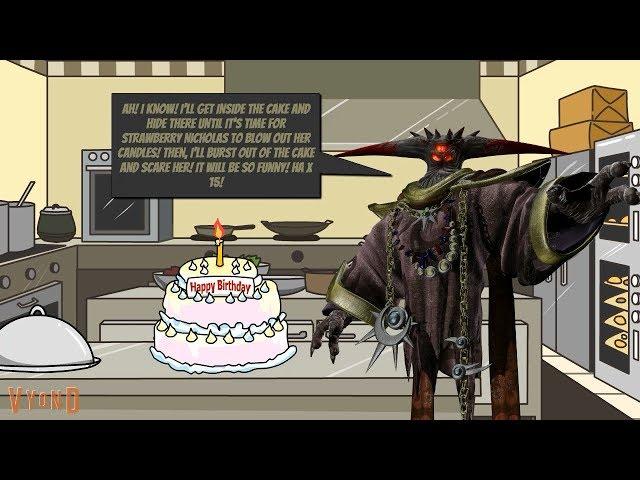 Black Doom Scares Strawberry Nicholas on her Birthday (Shoutouts in Desc!!!)