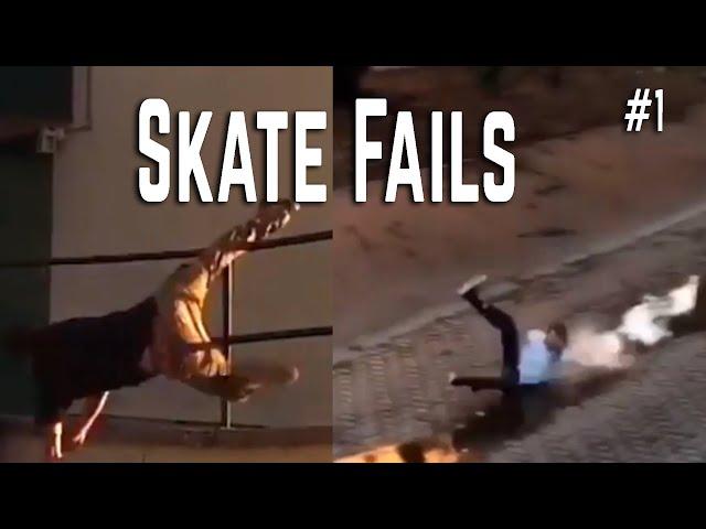 Skateboarding Fails, Slams & Bails #1