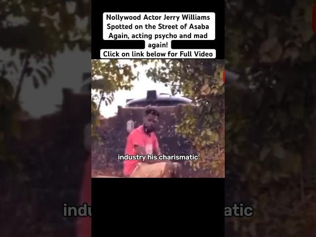 Pray for nollywood actor Jerry Williams! See what he was spotted doing on the street! #shorts