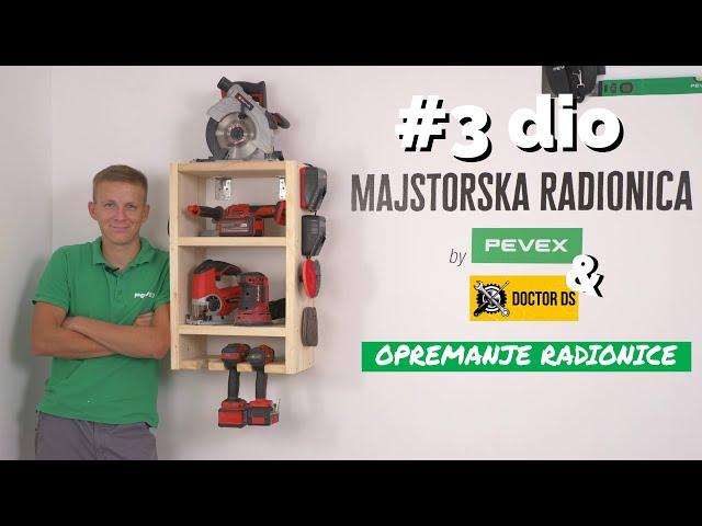 Nosač za aku alat - Majstorska Radionica by Pevex