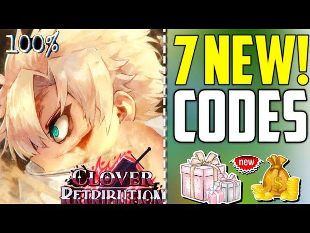 ️ALL NEW!️CLOVER RETRIBUTION ROBLOX CODES 2024 - CLOVER RETRIBUTION CODES 2024