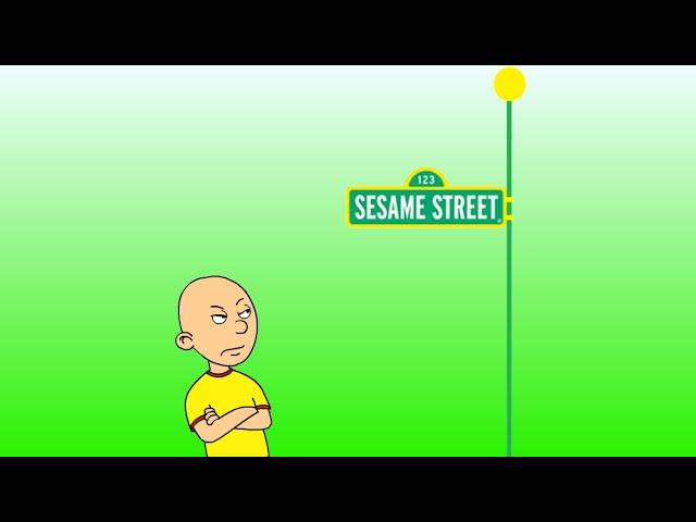 Caillou Goes to Sesame Street