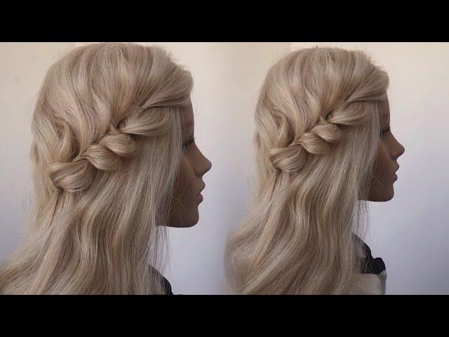 Необычный элемент для причёски/Unusual hairstyle element/Tutorial updo