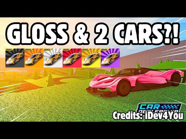 2 NEW CARS & GLOSS UPDATE in Car Dealership Tycoon?! #cardealershiptycoon @AngelicaRBLX