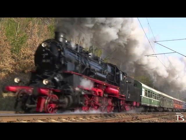 What a performance - 58 311 on the Tharandt ramp / Dredner Steam Locomotive Meeting '09