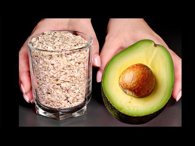 Oatmeal and avocado that drive me crazy! I want to eat them every day!