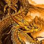 The Golden Hawaiian Swordsman Dragon