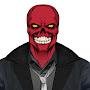 Black Red Skull