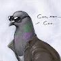 metal pigeon