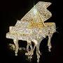 The gold piano