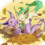 Leafeon and glaceon