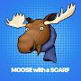 Moose with a Scarf