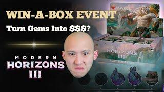 Turn Gems Into $$$? | Win-A-Box Event | Modern Horizons 3 Sealed | MTG Arena