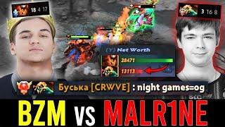 BZM First Pick SF vs MALR1NE HUSKAR Mid.. - NO MERCY!