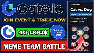 40,000$ Cash Reward Join My Team & Complete Spot Trading Task   Gateio Airdrop Update