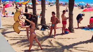 BENIDORM  LEVANTE BEACH June 2024 Costa Blanca Spain 4K