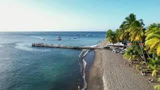  Best BeachesCaribbean Martinique -  Plage du Carbet  Deep House - Drone 4K