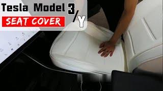 Seat Cover Tutorial Installation For Model 3 #teslamodel3