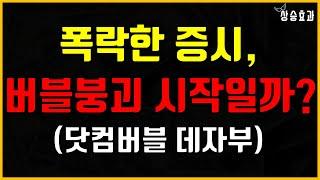 폭락한 증시, 버블붕괴 시작일까? (ft. 닷컴버블 데자부)