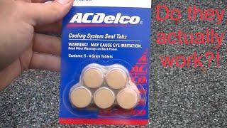 Do AC delco cooling system sealing tabs actually work!? Lets find out!!!