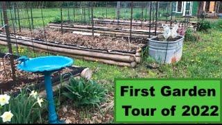 First Garden Tour of 2022 Ontario, Canada - A bit on Haskaps