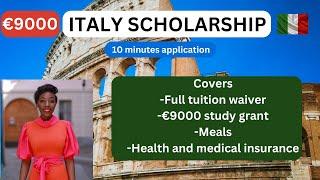 Step by step application for the MAECI Italy Scholarship 2024 | €9000 study grant 2024