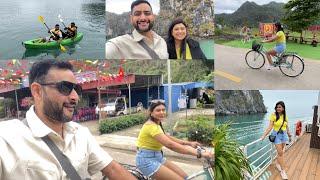 First Time Cruise Pe Gae..Day 2 in #vietnam #halongbaycruise | Nitu Rajawat Vlogs