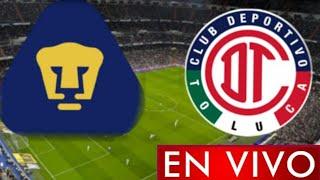 Donde ver Pumas vs. Toluca en vivo, por la Jornada 1, Liga MX 2022