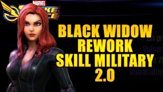 Black Widow Rework - Punisher Rework - Skill Military 2.0 - MARVEL Strike Force - MSF