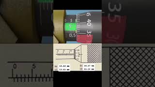 micrometes How to read #micrometer #vernier_caliper #mechanical....