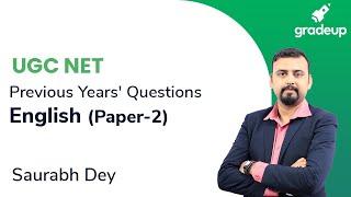 Previous Year Questions for English (Paper 2) | UGC NET June 2020 Exam