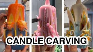 candle carving compilation 