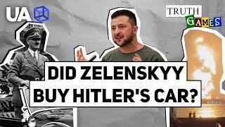 Fakes About Zelenskyy Buying Hitler's Car as Oil Depots Burn in Russia | Truth Games