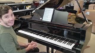 Seth demos a used Yamaha C7 Concert Piano