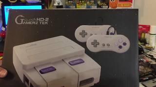 Gamerz Tek Super HD 2 NES   SNES unboxing and see it work with RetroGen adapter & Multi Cartridge