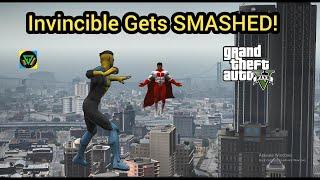 Invincible Gets SMASHED! Omni-Man Rages in GTA 5!