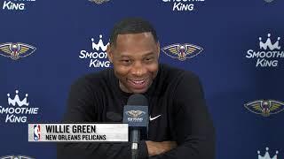 Willie Green Recaps Win | Trail Blazers-Pelicans Postgame Interview 10/25/2024