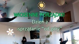 Minimalizm w wiosennych porządkach - sufit i ściany bez kurzu! WYZWANIE DZIEN 2 Uporządkowana