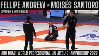 Fellipe Andrew vs Moisés Santoro- Qualifier 85kg Abu Dhabi World Professional Jiu Jitsu 2022- React