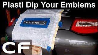  How to Plasti Dip Emblems - Porsche 911 (997) DIY / Tutorial 