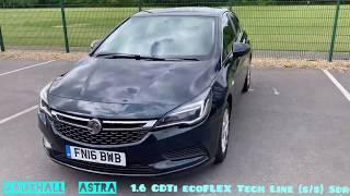 Vauxhall Astra 1.6 CDTi ecoFLEX Tech Line (s/s) 5dr 2016