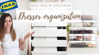 IKEA MALM DRESSER ORGANIZATION | Clothes storage & miscellaneous items | 2021