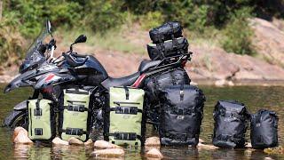 Modular Combination Motorcycle Bag Installation Video#Rhinowalk #MotorcycleBags