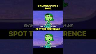 SPOT THE DIFFERENCE! Evil Inside Out 2 Song #shorts