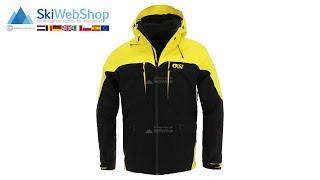 Picture Naikoon Black & Yellow | Ski jacket men | SkiWebShop