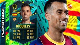 FIFA 21 INSANE PLAYER MOMENTS BUSQUETS (90) SBC! FIFA 21 ULTIMATE TEAM!