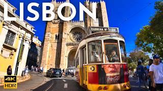 LISBON Portugal: The Ultimate Portuguese Getaway - Lisbon walking tour 4K HDR