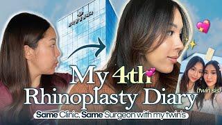 So this is my 4th rhinoplasty journey.... (Part 1)│Twin's plastic surgery at BRAUN!