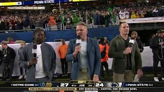 Pat McAfee Show reacts to dramatic Orange Bowl ending as Notre Dame beats Penn State | Field Pass