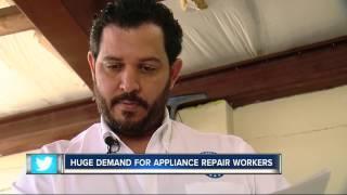 Huge demand for appliance repair workers